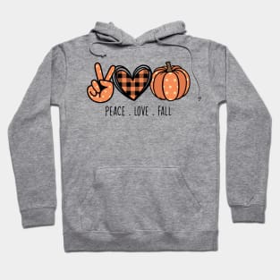 Peach, Love, And Fall Hoodie